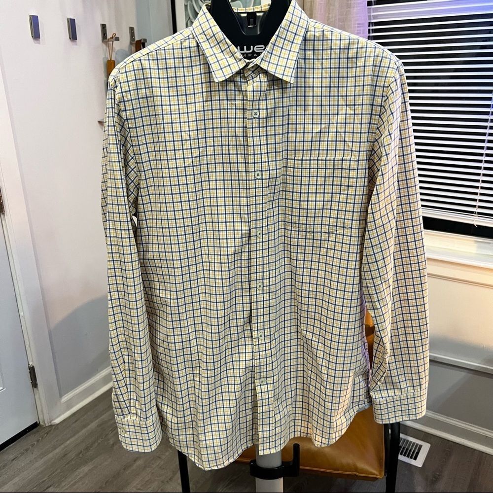 Banana Republic Soft-Wash Button Down Dress Shirt Business Casual Large 16-16.5
